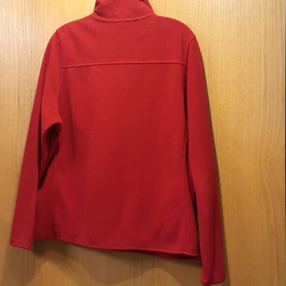 Iowa State Cyclones woman's red fleece jacket size L. - Picture 3 of 4
